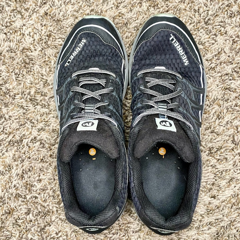 Merrell Black/Grey/Subtle Green Sneakers - Picture 6 of 8